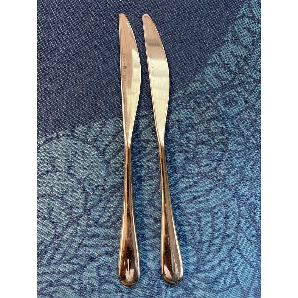 Gourmet Settings Windermere Dinner Knives 18/10 Stainless Steel (Set Of 2)